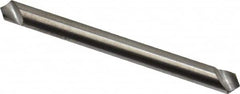 Hertel - 1/8" Head Diam, 1/8" Shank Diam, 1 Flute 100° Solid Carbide Countersink - Exact Tool & Supply