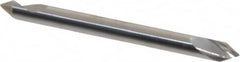 Hertel - 1/8" Head Diam, 1/8" Shank Diam, 1 Flute 60° Solid Carbide Countersink - Exact Tool & Supply