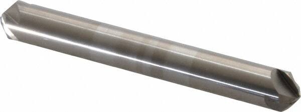 Hertel - 5/16" Head Diam, 5/16" Shank Diam, 4 Flute 100° Solid Carbide Countersink - Exact Tool & Supply