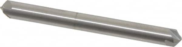 Hertel - 3/16" Head Diam, 3/16" Shank Diam, 4 Flute 100° Solid Carbide Countersink - Exact Tool & Supply