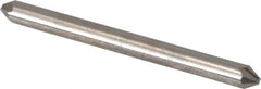 Hertel - 1/8" Head Diam, 1/8" Shank Diam, 4 Flute 60° Solid Carbide Countersink - 1-1/2" OAL, Straight Shank - Exact Tool & Supply