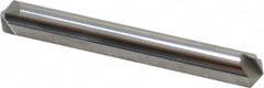 Hertel - 1/4" Head Diam, 1/4" Shank Diam, 4 Flute 120° Solid Carbide Countersink - Exact Tool & Supply