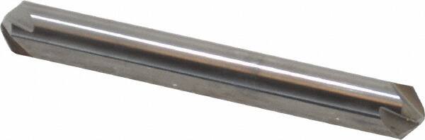 Hertel - 1/4" Head Diam, 1/4" Shank Diam, 4 Flute 100° Solid Carbide Countersink - Exact Tool & Supply