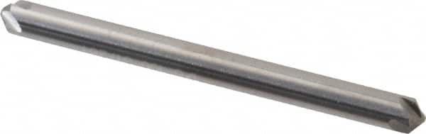 Hertel - 1/8" Head Diam, 1/8" Shank Diam, 4 Flute 100° Solid Carbide Countersink - Exact Tool & Supply
