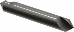 Hertel - 1/2" Head Diam, 1/2" Shank Diam, 1 Flute 90° Solid Carbide Countersink - Exact Tool & Supply