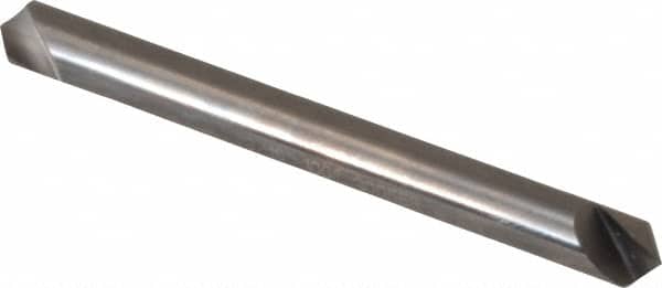 Hertel - 3/16" Head Diam, 3/16" Shank Diam, 1 Flute 100° Solid Carbide Countersink - Exact Tool & Supply