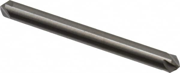 Hertel - 3/16" Head Diam, 3/16" Shank Diam, 4 Flute 90° Solid Carbide Countersink - Exact Tool & Supply
