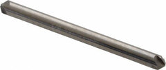 Hertel - 1/8" Head Diam, 1/8" Shank Diam, 4 Flute 100° Solid Carbide Countersink - Exact Tool & Supply