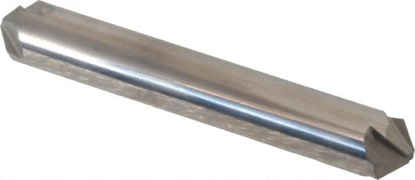 Hertel - 3/8" Head Diam, 3/8" Shank Diam, 4 Flute 100° Solid Carbide Countersink - Exact Tool & Supply