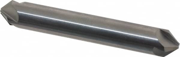 Hertel - 3/8" Head Diam, 3/8" Shank Diam, 4 Flute 90° Solid Carbide Countersink - Exact Tool & Supply
