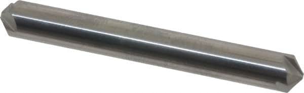 Hertel - 1/4" Head Diam, 1/4" Shank Diam, 4 Flute 110° Solid Carbide Countersink - Exact Tool & Supply