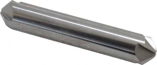 Hertel - 5/8" Head Diam, 5/8" Shank Diam, 4 Flute 100° Solid Carbide Countersink - Exact Tool & Supply