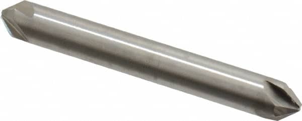 Hertel - 1/4" Head Diam, 1/4" Shank Diam, 4 Flute 82° High Speed Steel Countersink - Exact Tool & Supply