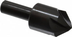 Hertel - 1" Head Diam, 1/2" Shank Diam, 4 Flute 90° High Speed Steel Countersink - Exact Tool & Supply