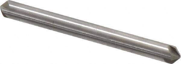 Hertel - 3/16" Head Diam, 3/16" Shank Diam, 4 Flute 100° High Speed Steel Countersink - Exact Tool & Supply