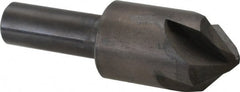 Hertel - 7/8" Head Diam, 1/2" Shank Diam, 4 Flute 90° High Speed Steel Countersink - Exact Tool & Supply