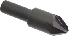 Hertel - 3/4" Head Diam, 1/2" Shank Diam, 4 Flute 60° High Speed Steel Countersink - Exact Tool & Supply