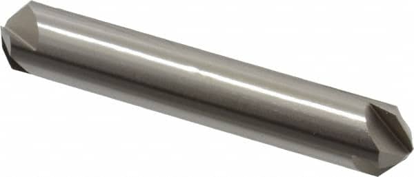 Hertel - 1/2" Head Diam, 1/2" Shank Diam, 4 Flute 100° High Speed Steel Countersink - Exact Tool & Supply