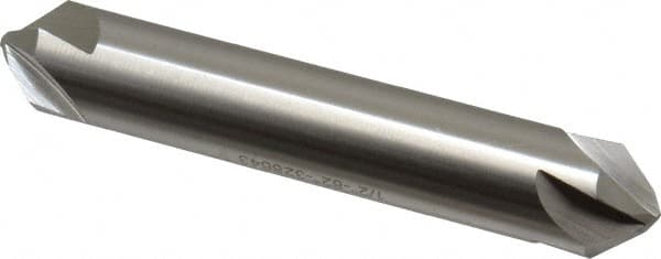Hertel - 1/2" Head Diam, 1/2" Shank Diam, 4 Flute 82° High Speed Steel Countersink - Exact Tool & Supply