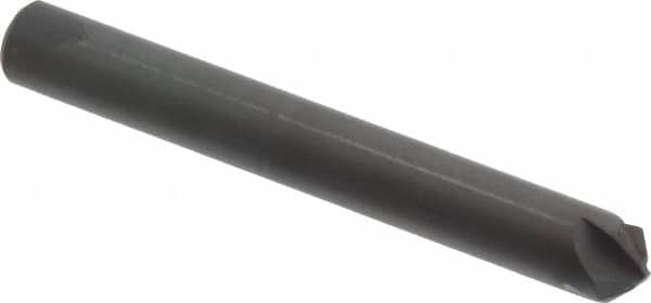 Hertel - 1/4" Head Diam, 1/4" Shank Diam, 4 Flute 100° High Speed Steel Countersink - Exact Tool & Supply