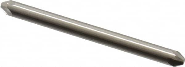 Hertel - 1/8" Head Diam, 1/8" Shank Diam, 4 Flute 60° High Speed Steel Countersink - Exact Tool & Supply