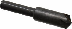 Hertel - 3/8" Head Diam, 1/4" Shank Diam, 4 Flute 120° High Speed Steel Countersink - Exact Tool & Supply