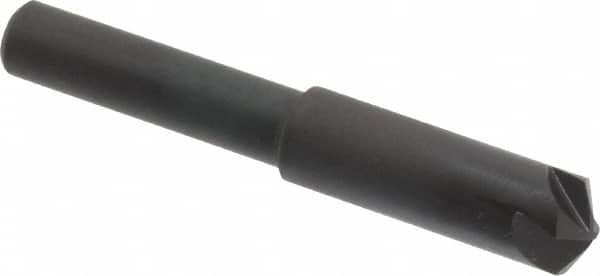 Hertel - 5/16" Head Diam, 1/4" Shank Diam, 4 Flute 120° High Speed Steel Countersink - Exact Tool & Supply