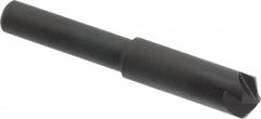 Hertel - 5/16" Head Diam, 1/4" Shank Diam, 4 Flute 120° High Speed Steel Countersink - Exact Tool & Supply