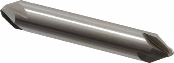 Hertel - 1/2" Head Diam, 1/2" Shank Diam, 4 Flute 60° High Speed Steel Countersink - Exact Tool & Supply