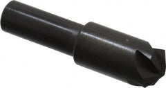 Hertel - 1/2" Head Diam, 3/8" Shank Diam, 4 Flute 120° High Speed Steel Countersink - Exact Tool & Supply