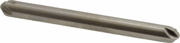 Hertel - 3/16" Head Diam, 3/16" Shank Diam, 4 Flute 100° High Speed Steel Countersink - Exact Tool & Supply