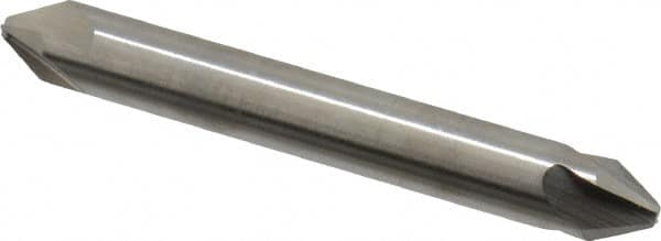 Hertel - 1/4" Head Diam, 5/16" Shank Diam, 4 Flute 60° High Speed Steel Countersink - Exact Tool & Supply