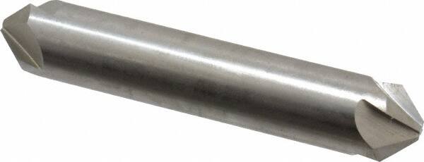 Hertel - 5/8" Head Diam, 5/8" Shank Diam, 4 Flute 90° High Speed Steel Countersink - Exact Tool & Supply