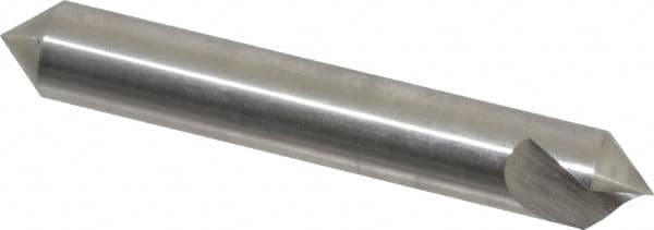 Hertel - 3/8" Head Diam, 3/8" Shank Diam, 1 Flute 82° High Speed Steel Countersink - Exact Tool & Supply