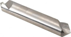 Hertel - 1/2" Head Diam, 1/2" Shank Diam, 1 Flute 100° High Speed Steel Countersink - Exact Tool & Supply