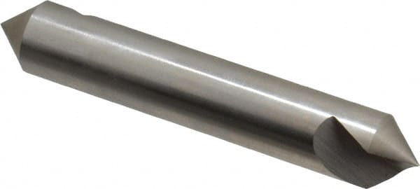 Hertel - 1/2" Head Diam, 1/2" Shank Diam, 1 Flute 82° High Speed Steel Countersink - Exact Tool & Supply
