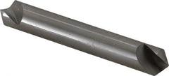 Hertel - 3/8" Head Diam, 3/8" Shank Diam, 1 Flute 100° High Speed Steel Countersink - Exact Tool & Supply