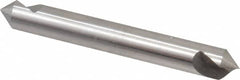 Hertel - 1/4" Head Diam, 1/4" Shank Diam, 1 Flute 82° High Speed Steel Countersink - Exact Tool & Supply