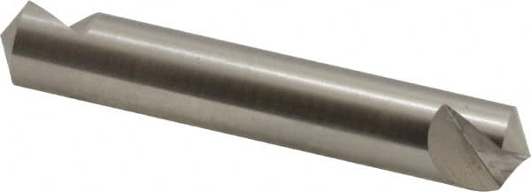 Hertel - 1/2" Head Diam, 1/2" Shank Diam, 1 Flute 120° High Speed Steel Countersink - Exact Tool & Supply