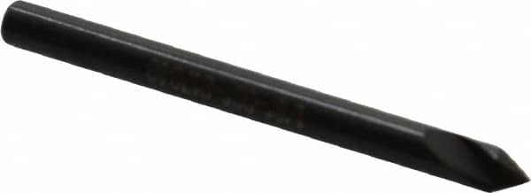 Hertel - 1/8" Head Diam, 1/8" Shank Diam, 1 Flute 60° High Speed Steel Countersink - Exact Tool & Supply