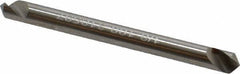 Hertel - 1/8" Head Diam, 1/8" Shank Diam, 1 Flute 100° High Speed Steel Countersink - 1-1/2" OAL, Straight Shank - Exact Tool & Supply