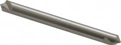 Hertel - 3/16" Head Diam, 3/16" Shank Diam, 1 Flute 100° High Speed Steel Countersink - Exact Tool & Supply