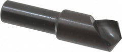 Hertel - 1/2" Head Diam, 3/8" Shank Diam, 1 Flute 120° High Speed Steel Countersink - Exact Tool & Supply