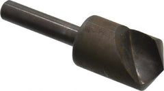 Hertel - 5/8" Head Diam, 1/4" Shank Diam, 1 Flute 82° High Speed Steel Countersink - Exact Tool & Supply