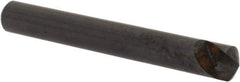 Hertel - 3/16" Head Diam, 3/16" Shank Diam, 1 Flute 120° High Speed Steel Countersink - 1-1/2" OAL, Straight Shank - Exact Tool & Supply