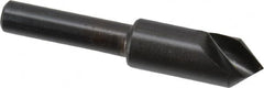 Hertel - 3/8" Head Diam, 1/4" Shank Diam, 1 Flute 82° High Speed Steel Countersink - Exact Tool & Supply