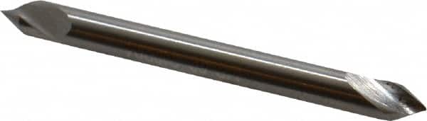 Hertel - 1/8" Head Diam, 1/8" Shank Diam, 1 Flute 60° High Speed Steel Countersink - Exact Tool & Supply