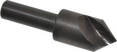 Hertel - 5/8" Head Diam, 3/8" Shank Diam, 1 Flute 82° High Speed Steel Countersink - Exact Tool & Supply