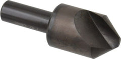 Hertel - 1" Head Diam, 1/2" Shank Diam, 1 Flute 82° High Speed Steel Countersink - Exact Tool & Supply