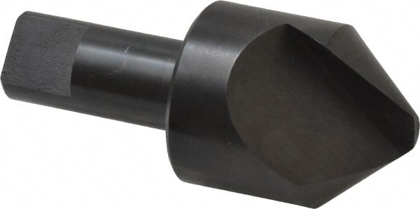 Hertel - 1-1/2" Head Diam, 3/4" Shank Diam, 1 Flute 82° High Speed Steel Countersink - Exact Tool & Supply